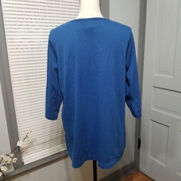 Avenue Laced Up Studded Neckline Top - Picture 5 of 5